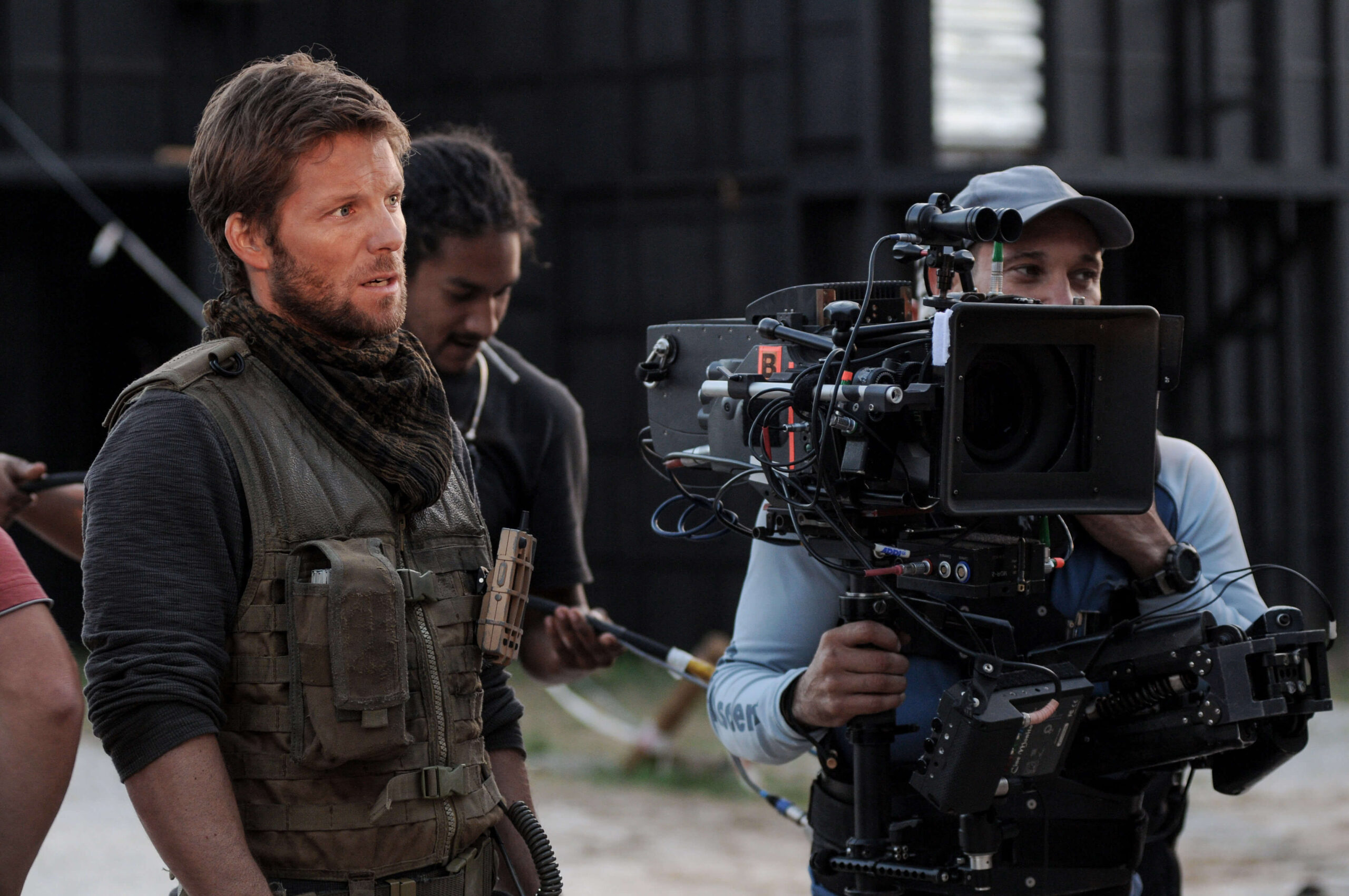 Outcasts British Science Fiction Drama Series Eric Mabius a Behind The Scenes shot captured in South Africa.